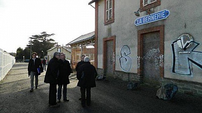 Pornic - 27/01/2014 - La Bernerie en Retz : rhabilitation de l`ancienne gare